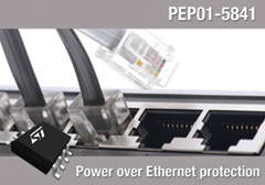 PEP01-5841:ST以太網供電設備用集成保護電路器件