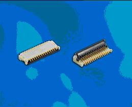 0.2毫米間距，0.9毫米高度FPC 零插入力連接器