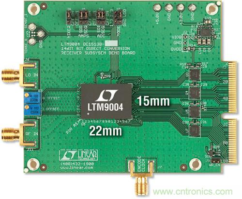圖2:設計一款完整接收器所需的外部電路極少