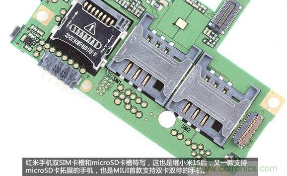 799元,看小米紅米手機內(nèi)部用什么零件?電子元件技術(shù)網(wǎng)