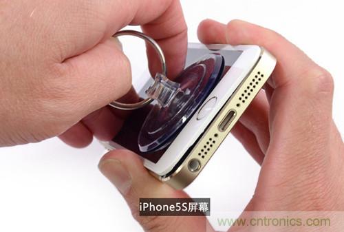土豪金iPhone 5S拆解:內(nèi)部結(jié)構(gòu)升級(jí),維修難度增加