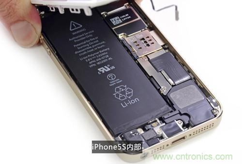 土豪金iPhone 5S拆解:內(nèi)部結(jié)構(gòu)升級(jí),維修難度增加