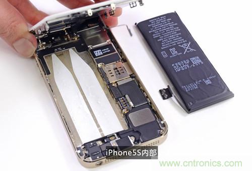 土豪金iPhone 5S拆解:內(nèi)部結(jié)構(gòu)升級(jí),維修難度增加