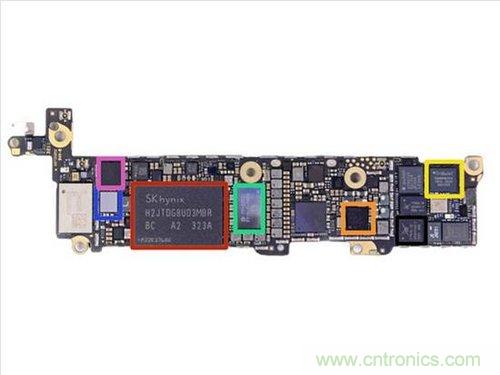 土豪金iPhone 5S拆解:內(nèi)部結(jié)構(gòu)升級(jí),維修難度增加