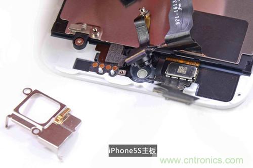 土豪金iPhone 5S拆解:內(nèi)部結(jié)構(gòu)升級(jí),維修難度增加