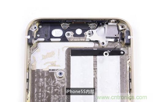 土豪金iPhone 5S拆解:內(nèi)部結(jié)構(gòu)升級(jí),維修難度增加