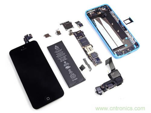 內部能否出“彩”?“五彩機身”iPhone 5C拆解揭秘