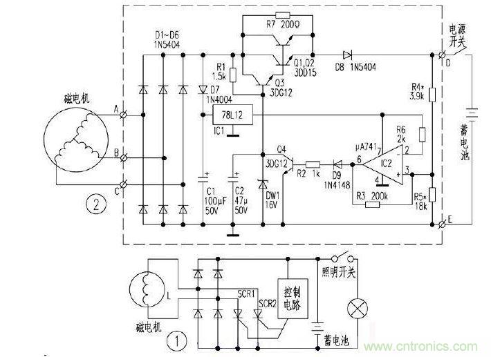 一款節(jié)能摩托車(chē)整流穩(wěn)壓器電路設(shè)計(jì)