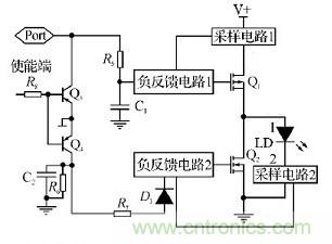 圖3:浪涌吸收電路及慢啟動電路原理