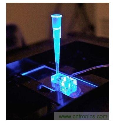 加州柏克萊大學所開發(fā)的“心臟單芯片”用以放置從成人干細胞產(chǎn)出的人類心臟組織，該系統(tǒng)有一天可望替代實驗動物應用于藥物安全篩檢