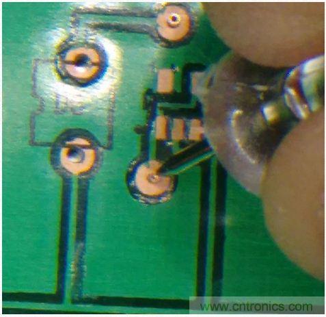 (多圖) 圖文并茂:在家制作高質量雙面PCB板