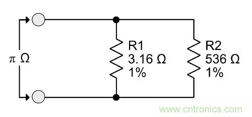 πΩ,1/(2π),eΩ等非標準電阻有哪些"妙用"？