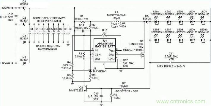 【收藏】LED燈驅(qū)動電源電路圖大全 【收藏】LED燈驅(qū)動電源電路圖大全