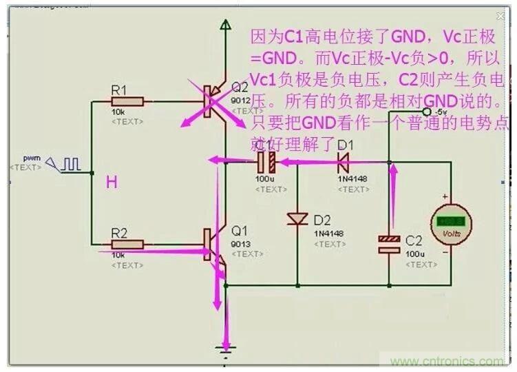 負(fù)壓是怎么產(chǎn)生的?附電路詳細(xì)分析