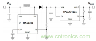 TPS61391升壓變換器，為電容麥克風提供48V超低噪聲幻象電源